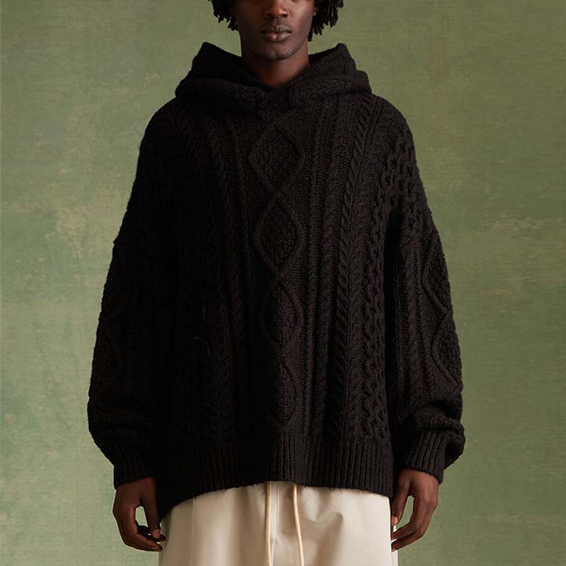 Men's Woolen Sweater Upper Jacket Image 7