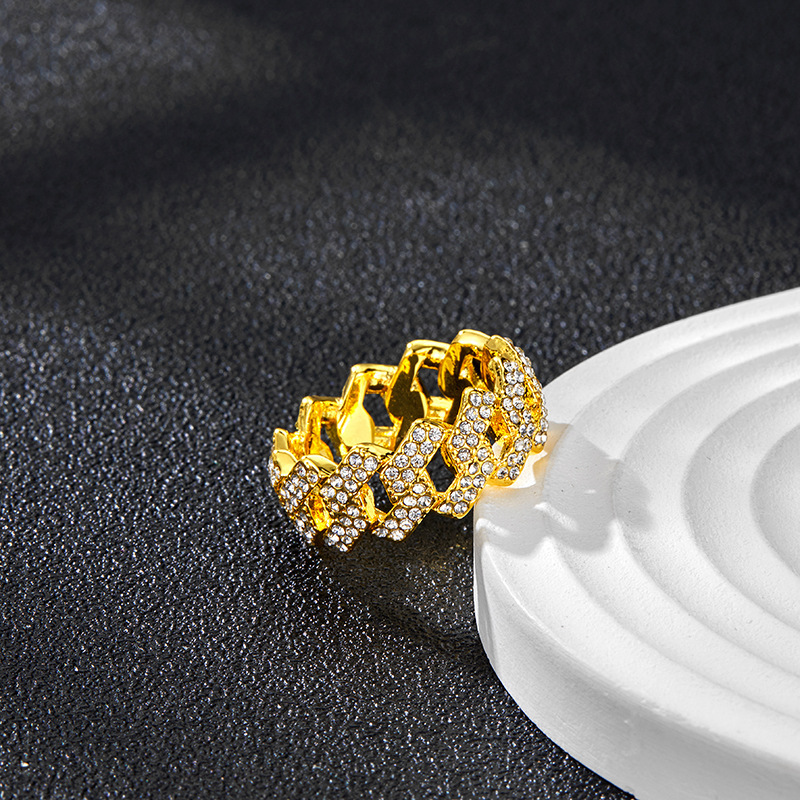 Diamond Shiny Ring Silver