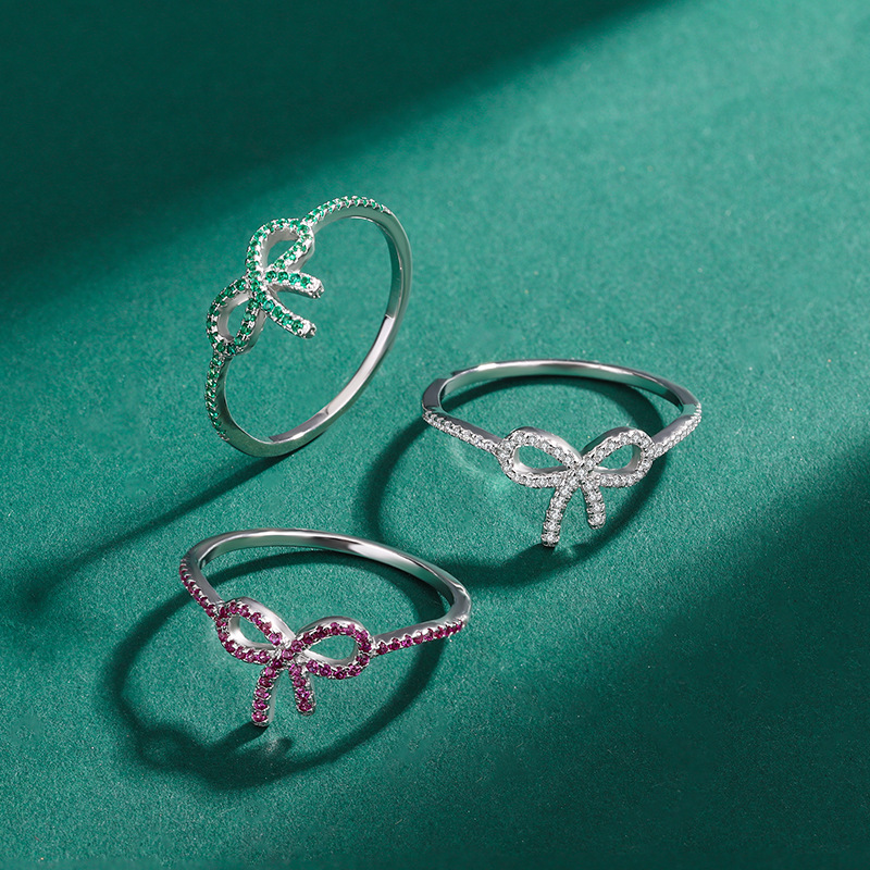 Women's Bow Sterling Silver Ring - Image 5
