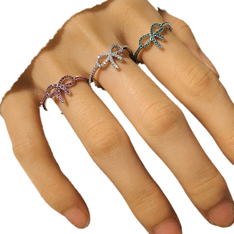 Women's Bow Sterling Silver Ring - Image 1
