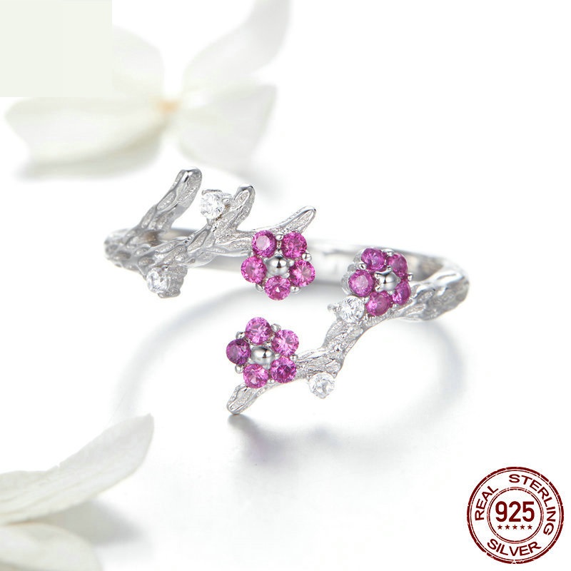 S925 Silver Flower Ring Image 5