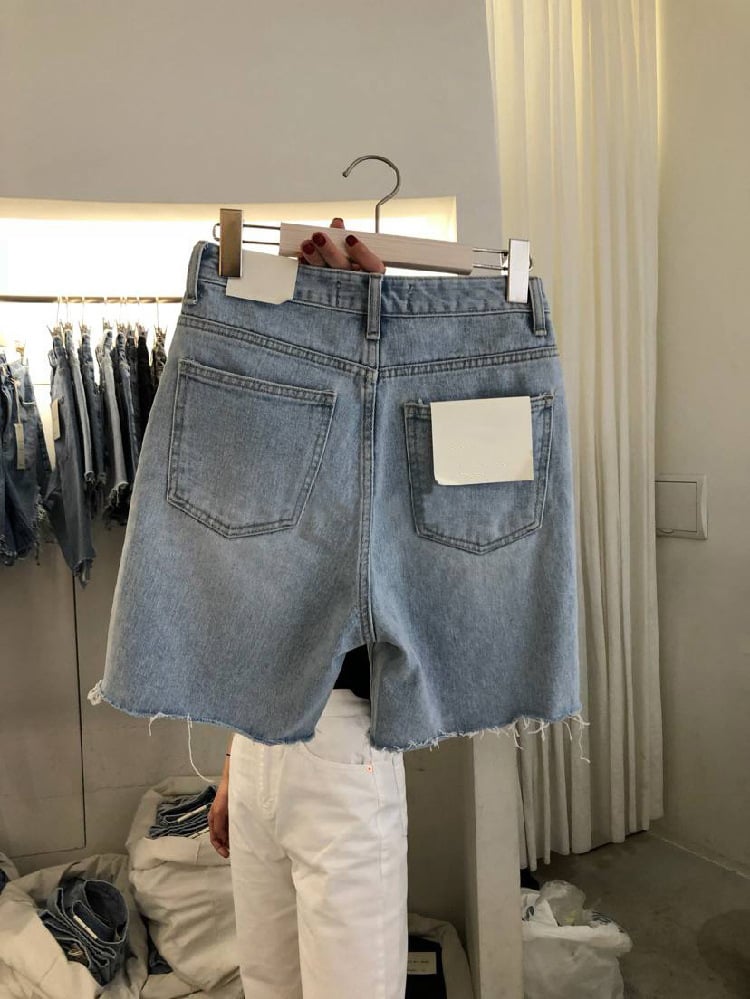 Denim Shorts Image 3