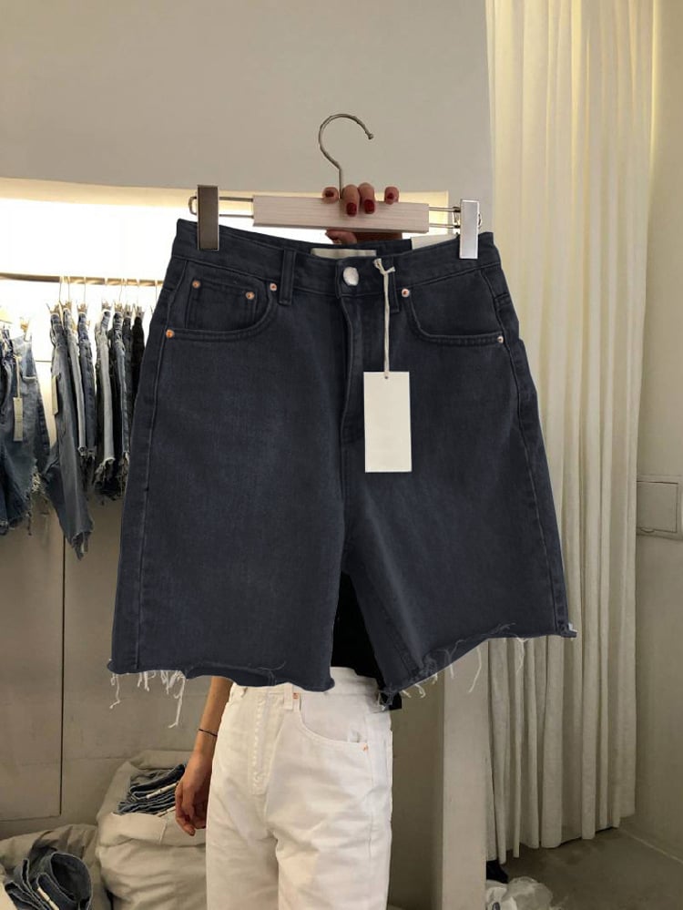 Denim Shorts Image 5