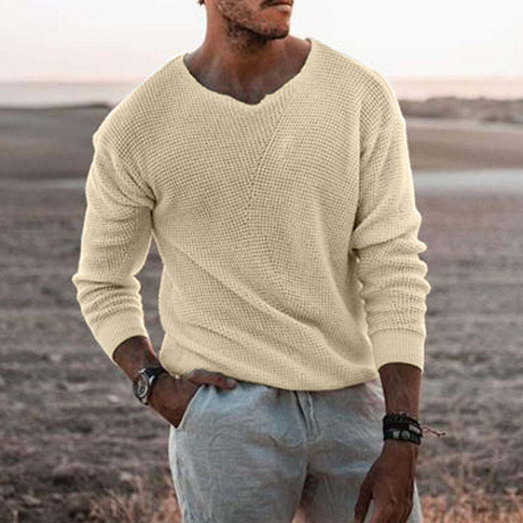 Long-sleeved Round Neck Sweater Detail