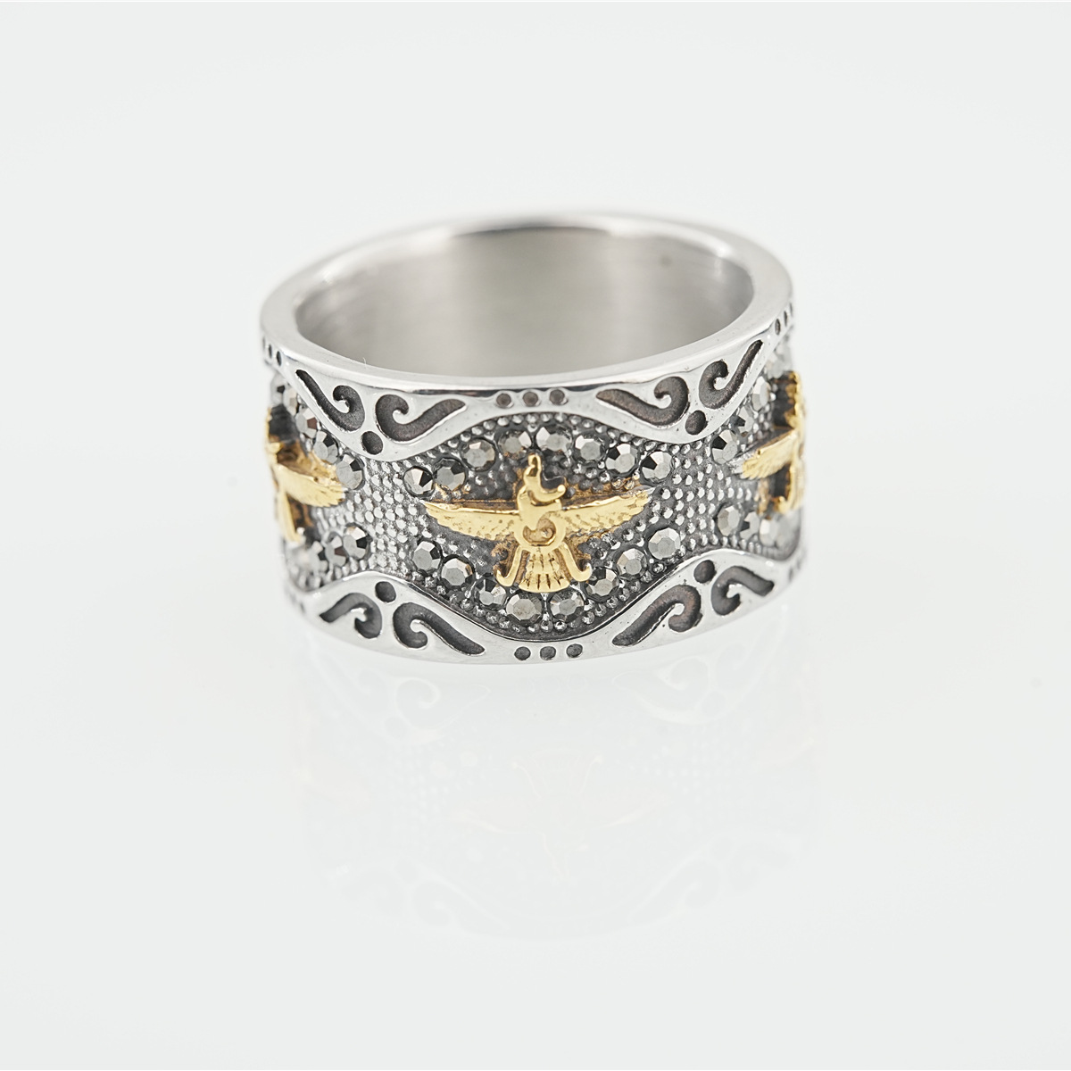 Stylish Eagle Wings Ring