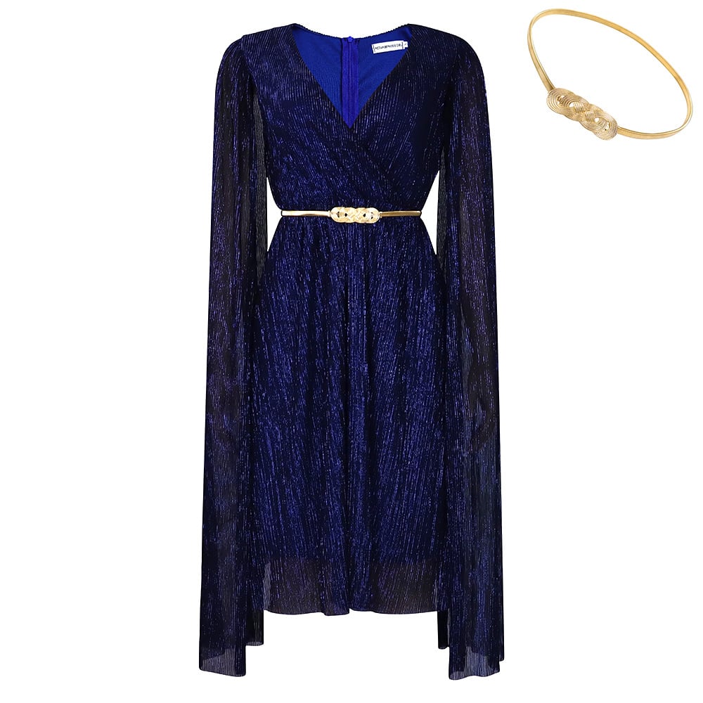 Dress with accessories