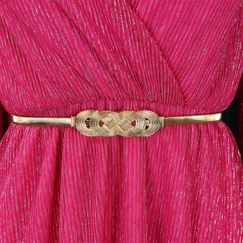 Dress in champagne gold