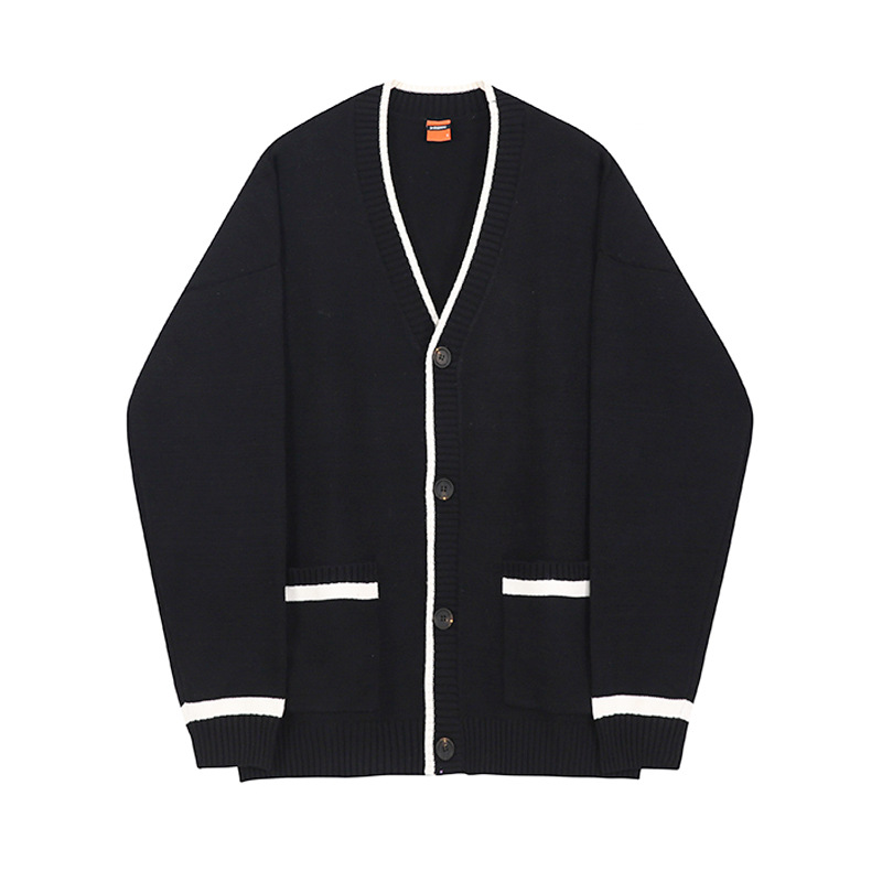 Men's Knitting Loose Sweater Coat - Image 2
