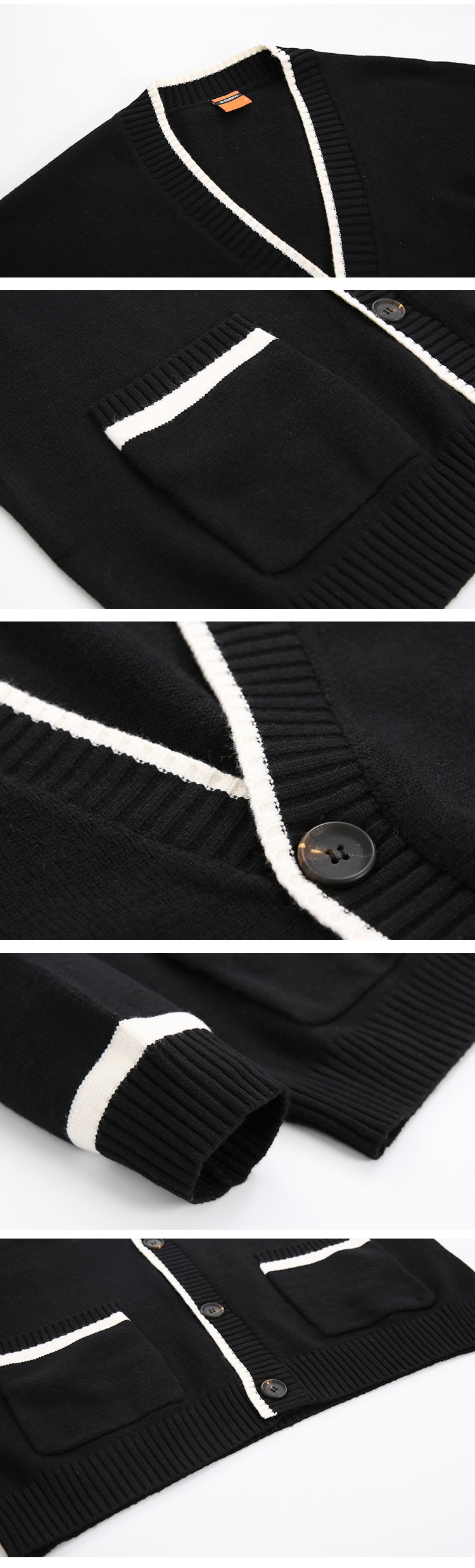 Men's Knitting Loose Sweater Coat - Image 6