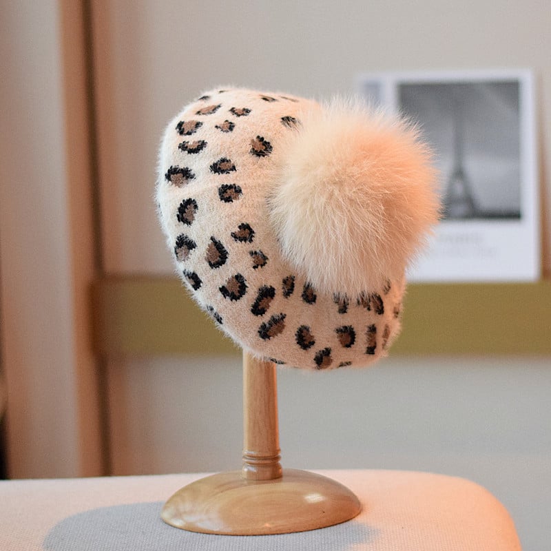 Retro Mink-like Wool Hat Image 5