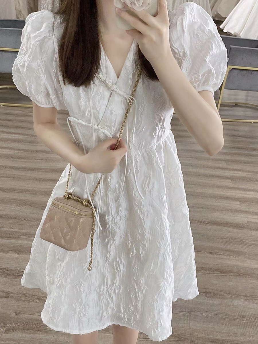 Tea Break French Style Dress Detail 1