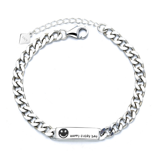 S925 Sterling Silver Retro Bracelet Image 6