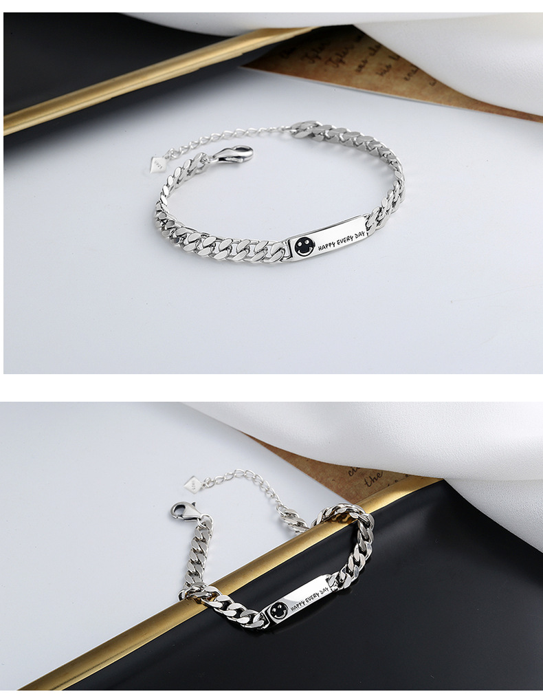 S925 Sterling Silver Retro Bracelet Image 3