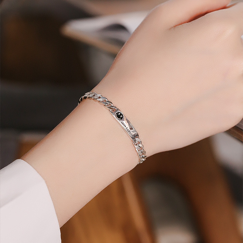 S925 Sterling Silver Retro Bracelet Image 1