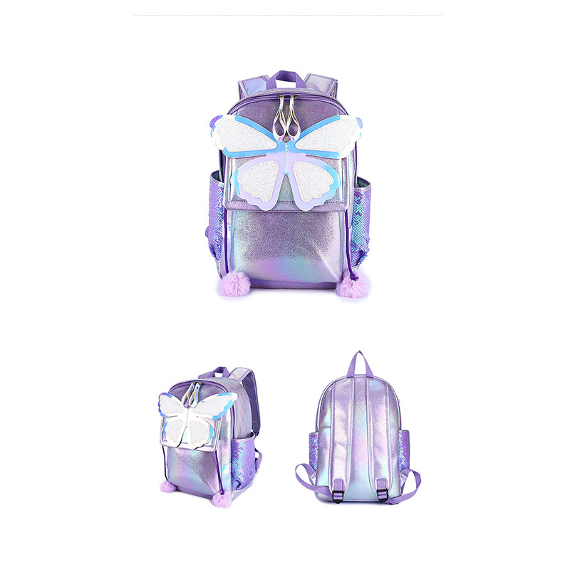 Sequined Butterfly Cute Backpack 6