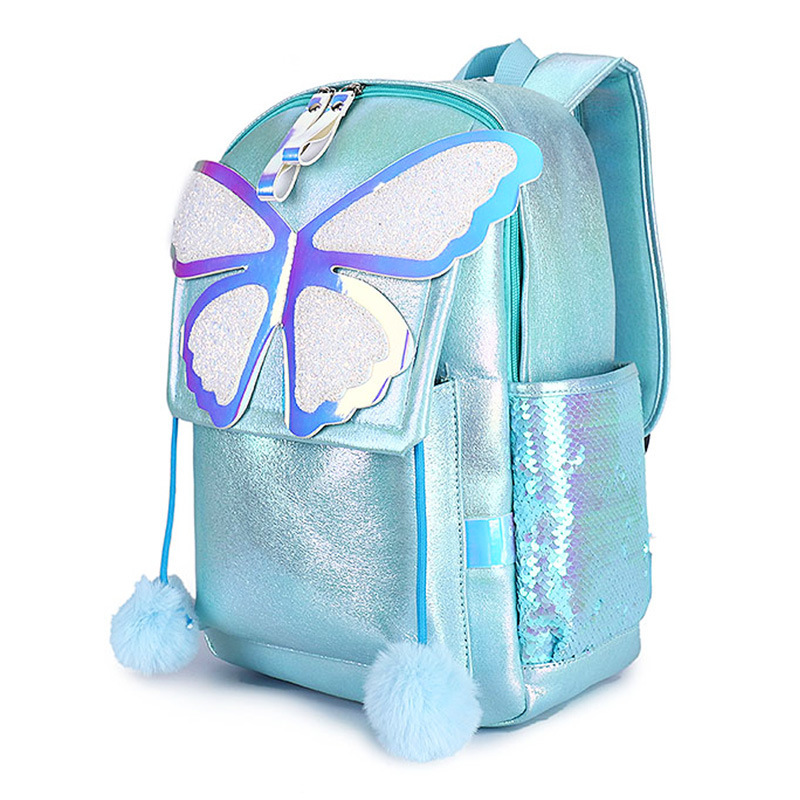 Sequined Butterfly Cute Backpack 4