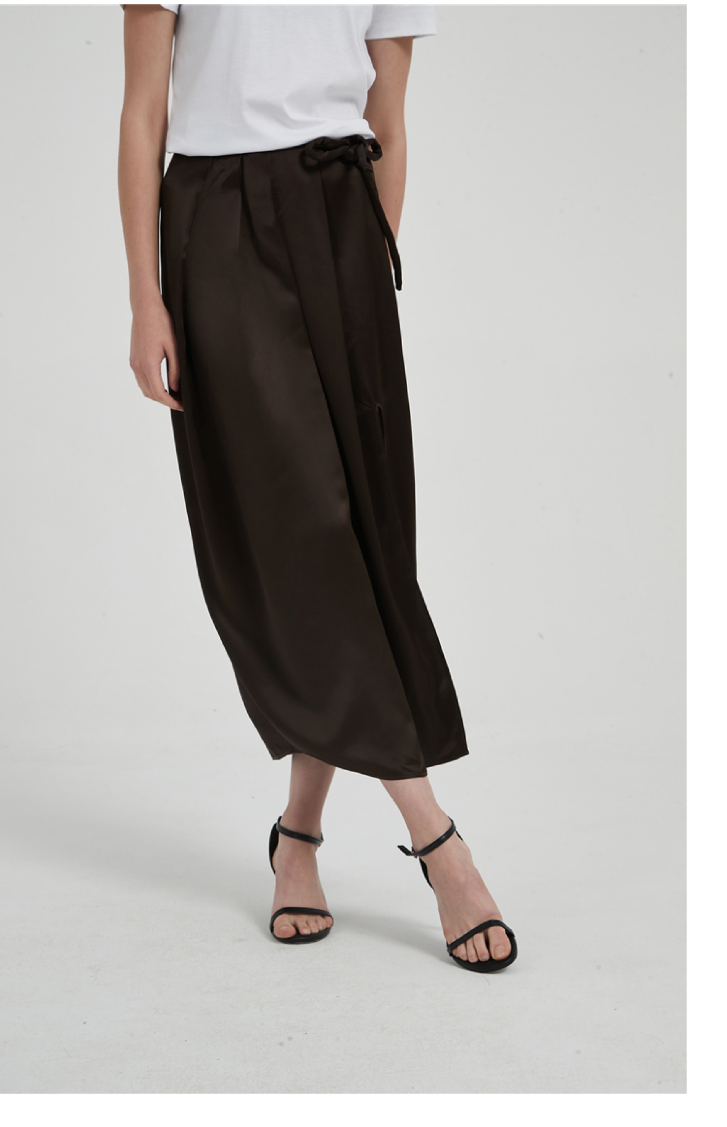 Satin Triacetate Skirt Image 3