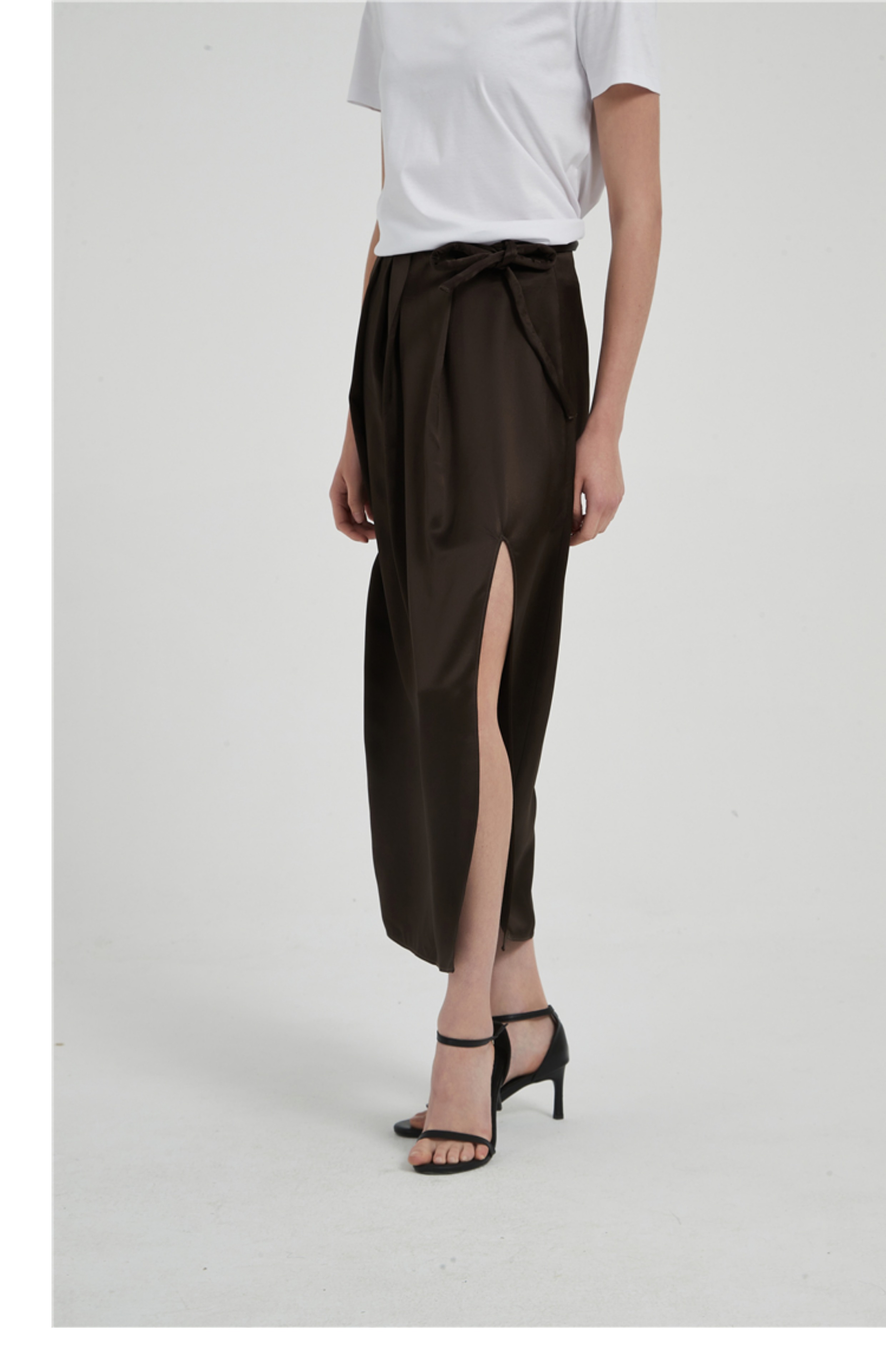 Satin Triacetate Skirt Image 2
