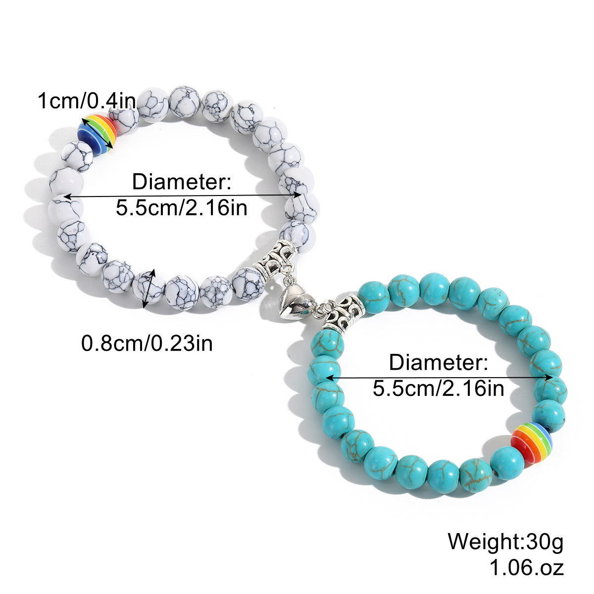 Stylish Rainbow Bracelets