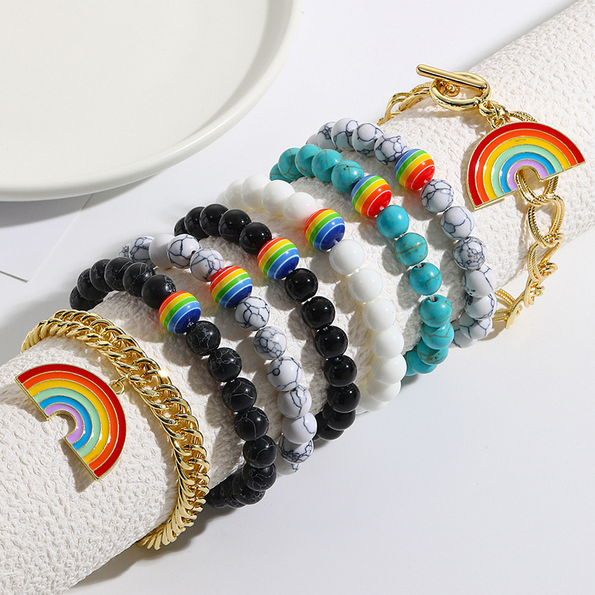 Gay Gift Rainbow Bracelet