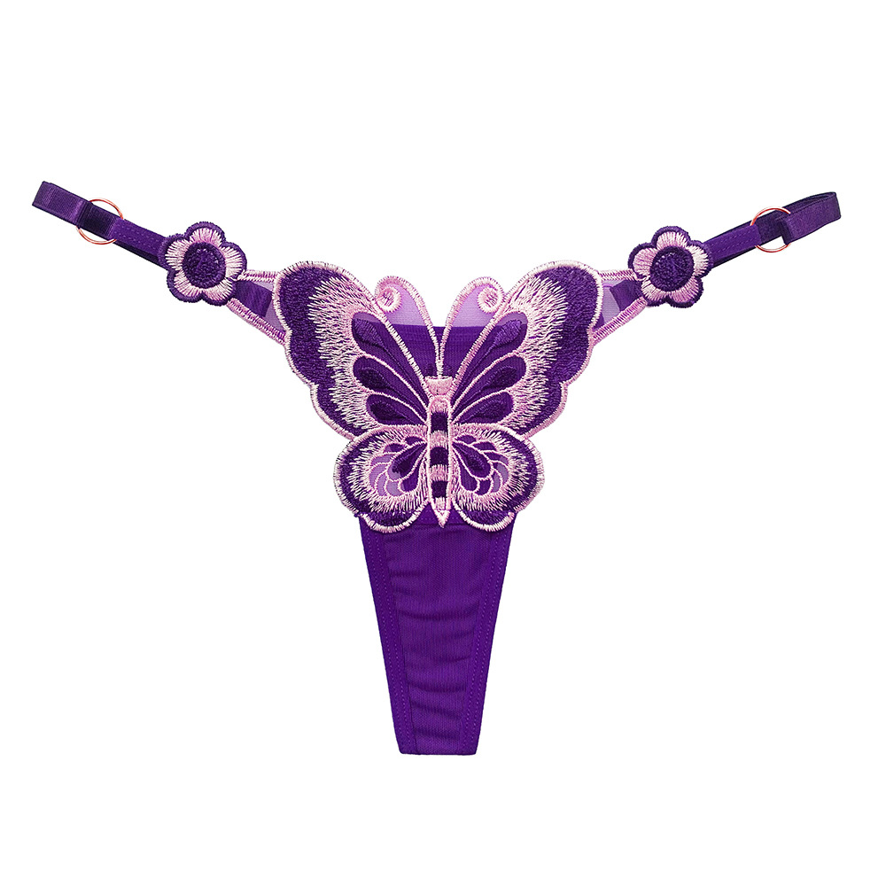 Fashion Butterfly Element Low Waist Shorts Image 4