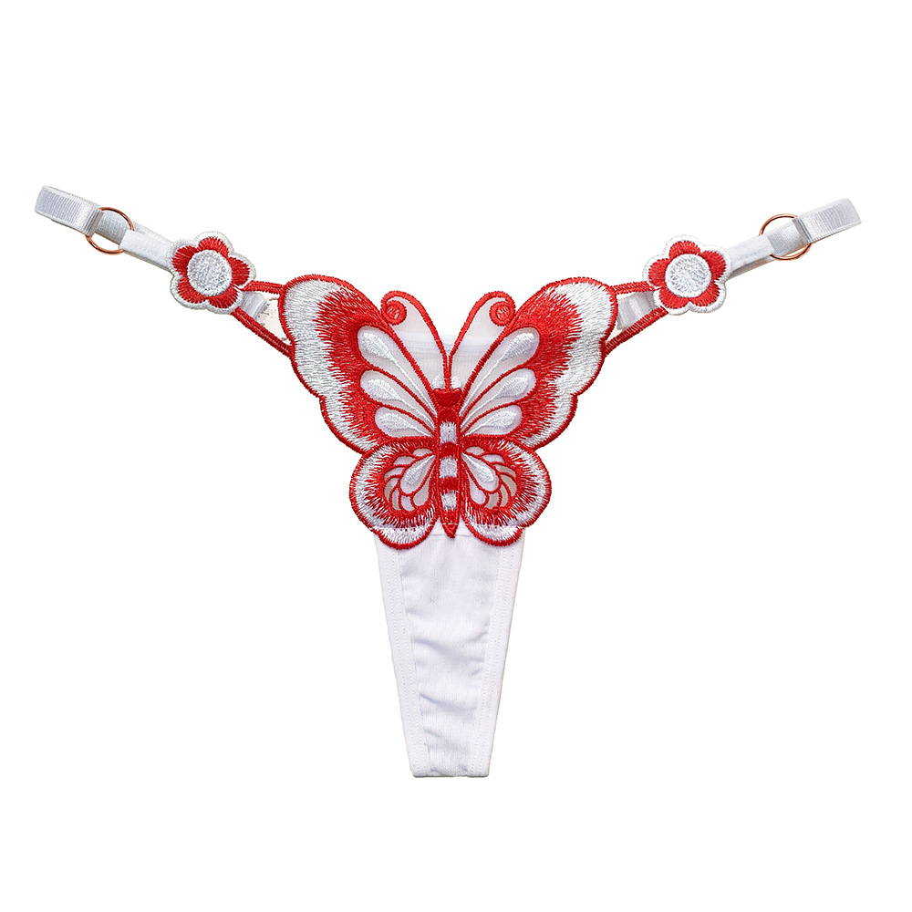 Fashion Butterfly Element Low Waist Shorts Image 6