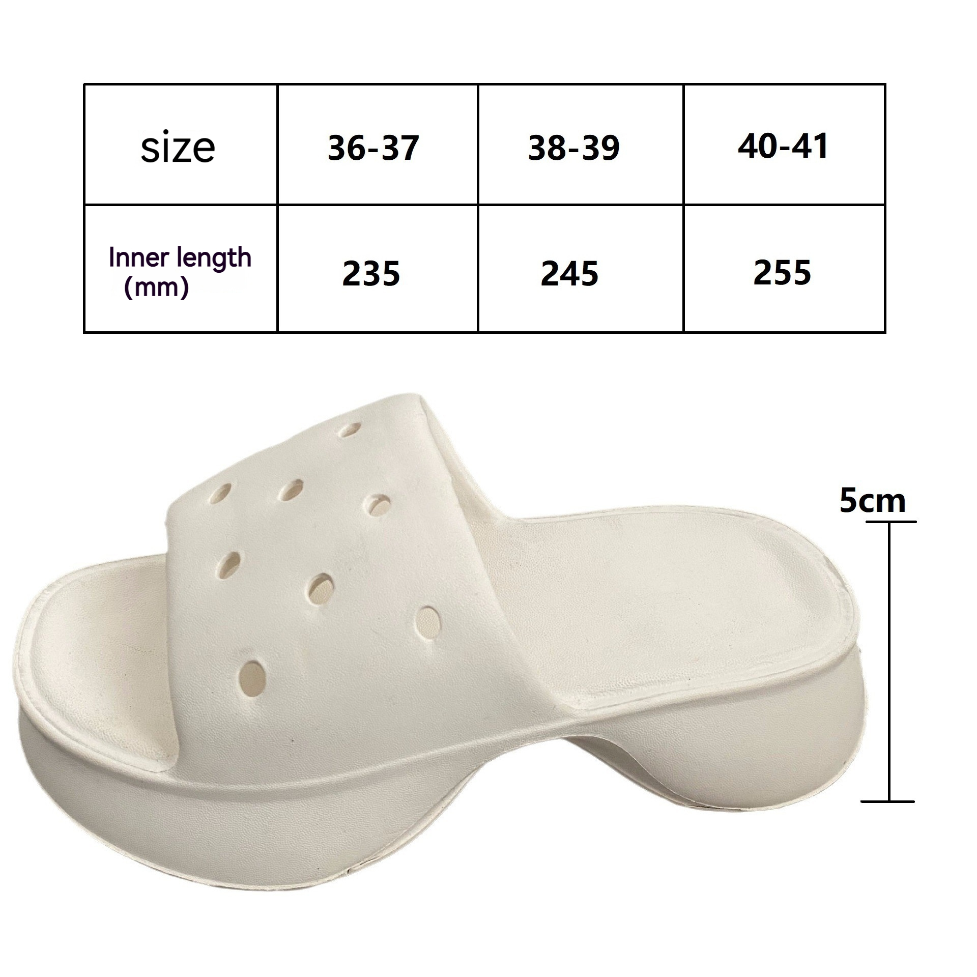 Thick-soled Slippers