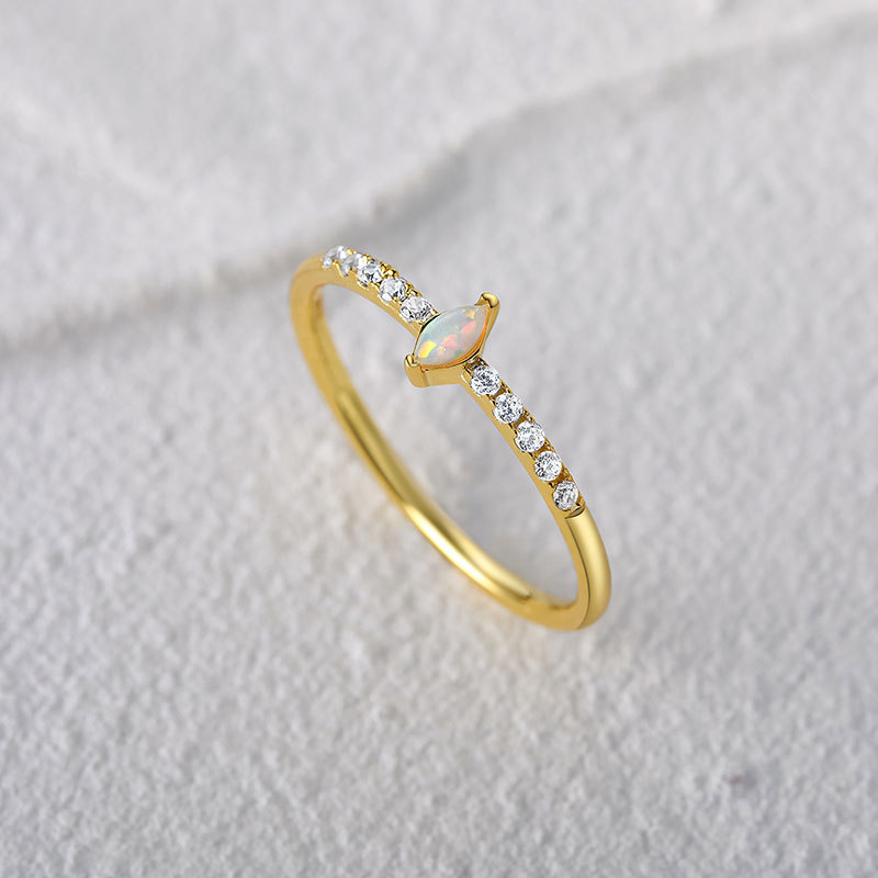 Sterling Silver Round Diamond Ring 20