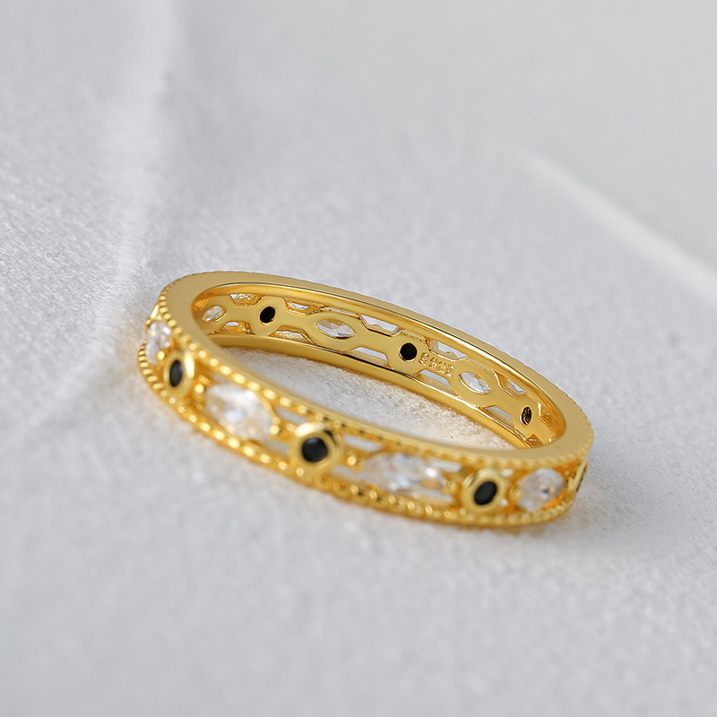 Sterling Silver Round Diamond Ring 25