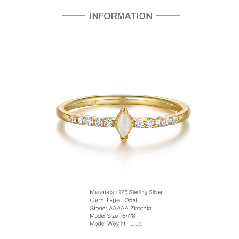 Sterling Silver Round Diamond Ring 2