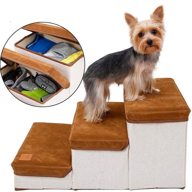 Foldable Storage Pet Dog Stairs 1