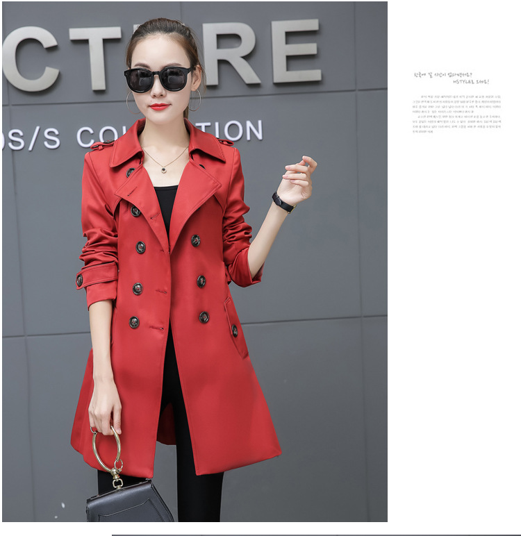 Slim Women Trench Coat