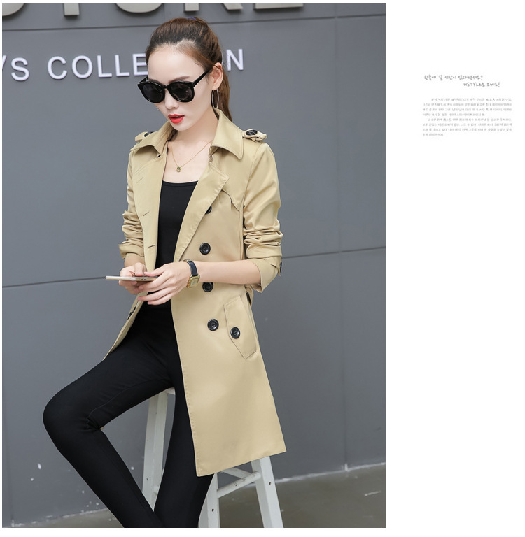 Slim Women Trench Coat