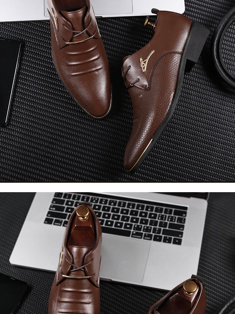 Business Formal Men's Lace-up Casual Shoes 1