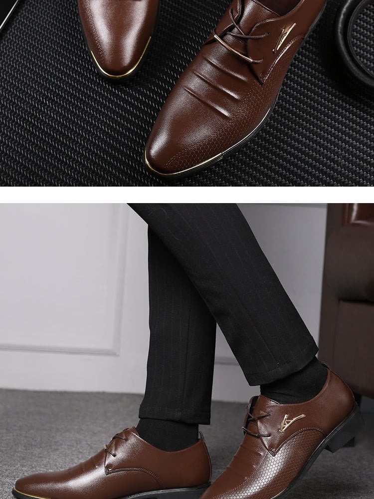 Business Formal Men's Lace-up Casual Shoes 2