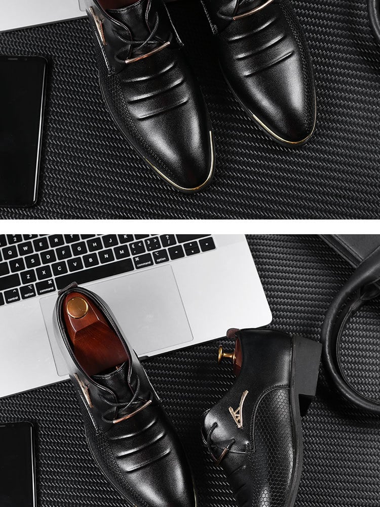 Business Formal Men's Lace-up Casual Shoes 5
