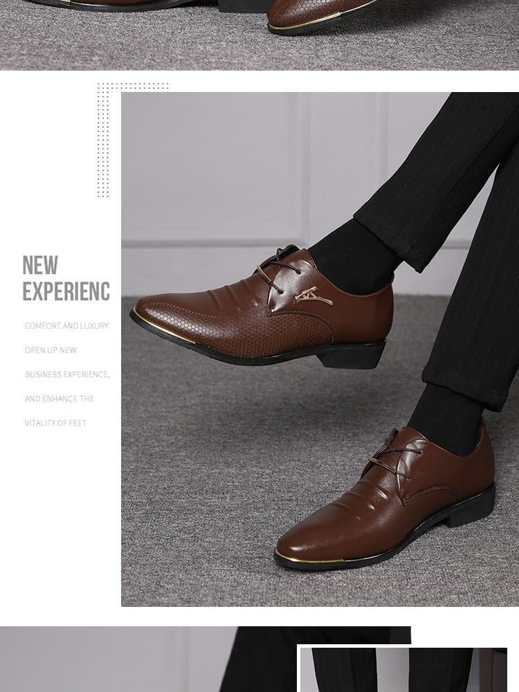Business Formal Men's Lace-up Casual Shoes 3