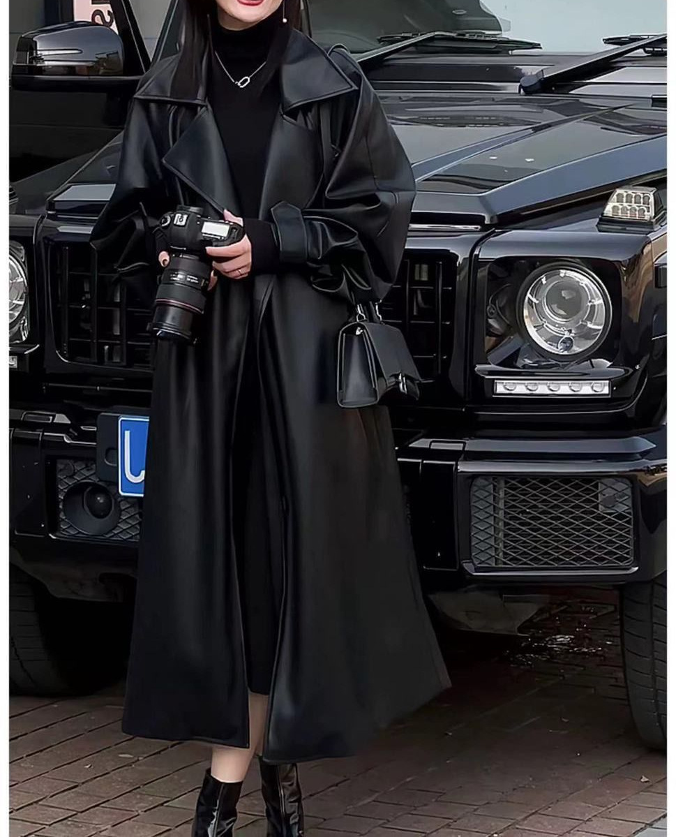 Leather Coat Image 2