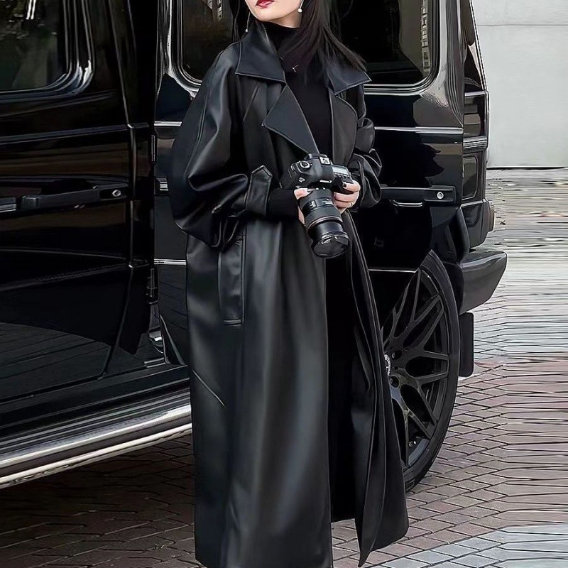 Leather Coat Image 5