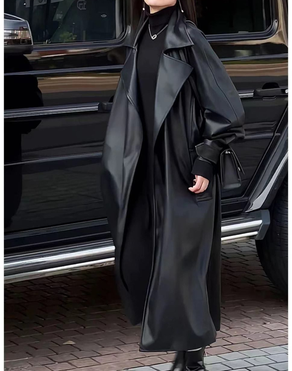 Leather Coat Image 1