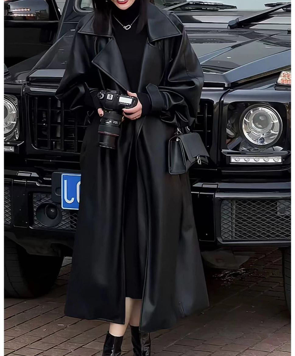 Leather Coat Image 3