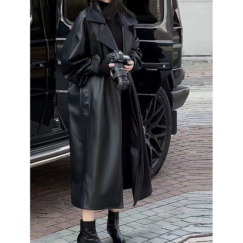 Leather Coat Image 4