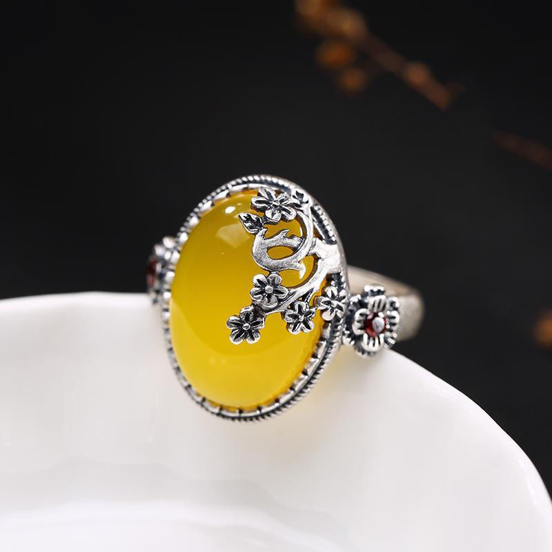 Close-up view of the ring design