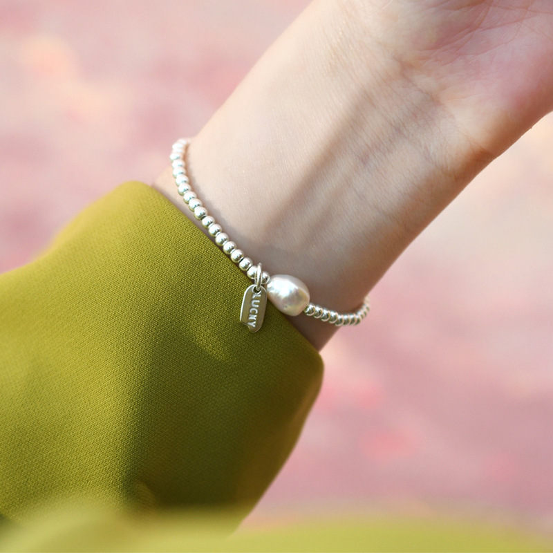 Baroque Pearl Lucky Bracelet Image 4