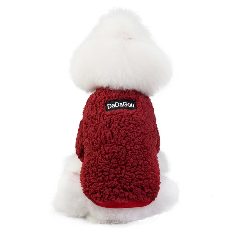 Fleece hoodie for small dogs