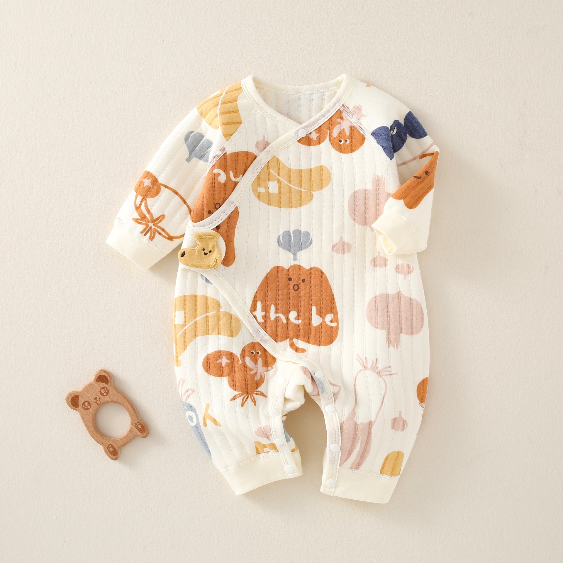 Warm Quilted Newborn Clothes 4