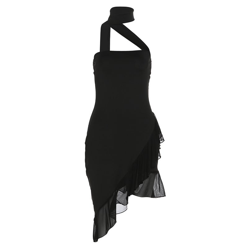 Robe Halter à Épaules Dénudées 8