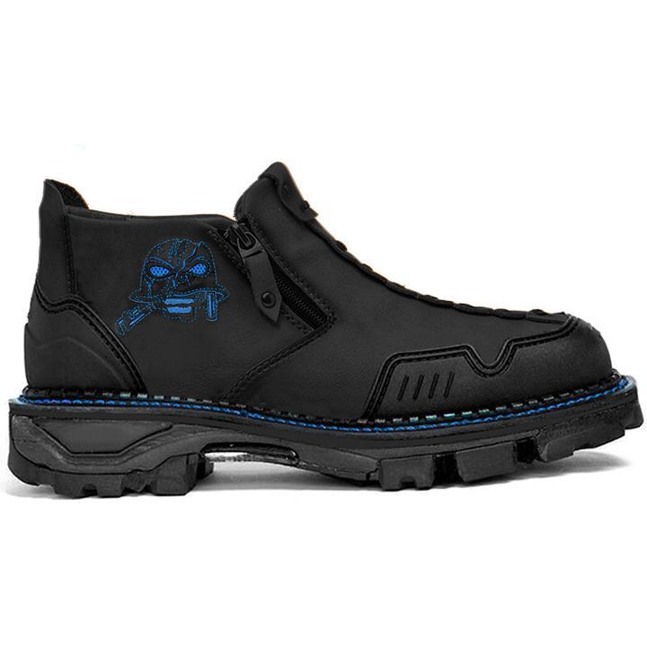 Men's Fashion Halloween Skull Booties 5