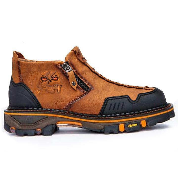 Men's Fashion Halloween Skull Booties 6