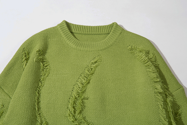 Idle Style Cat Beard Tassel Sweater Image 12